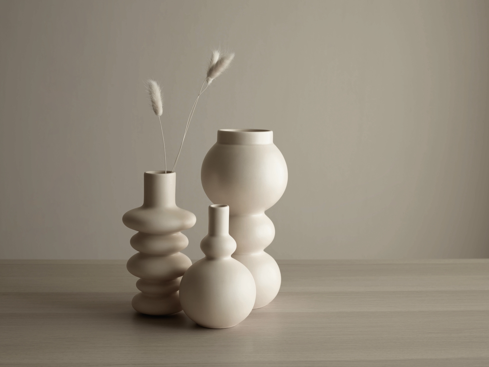 ASA Como Vase cream 12 cm