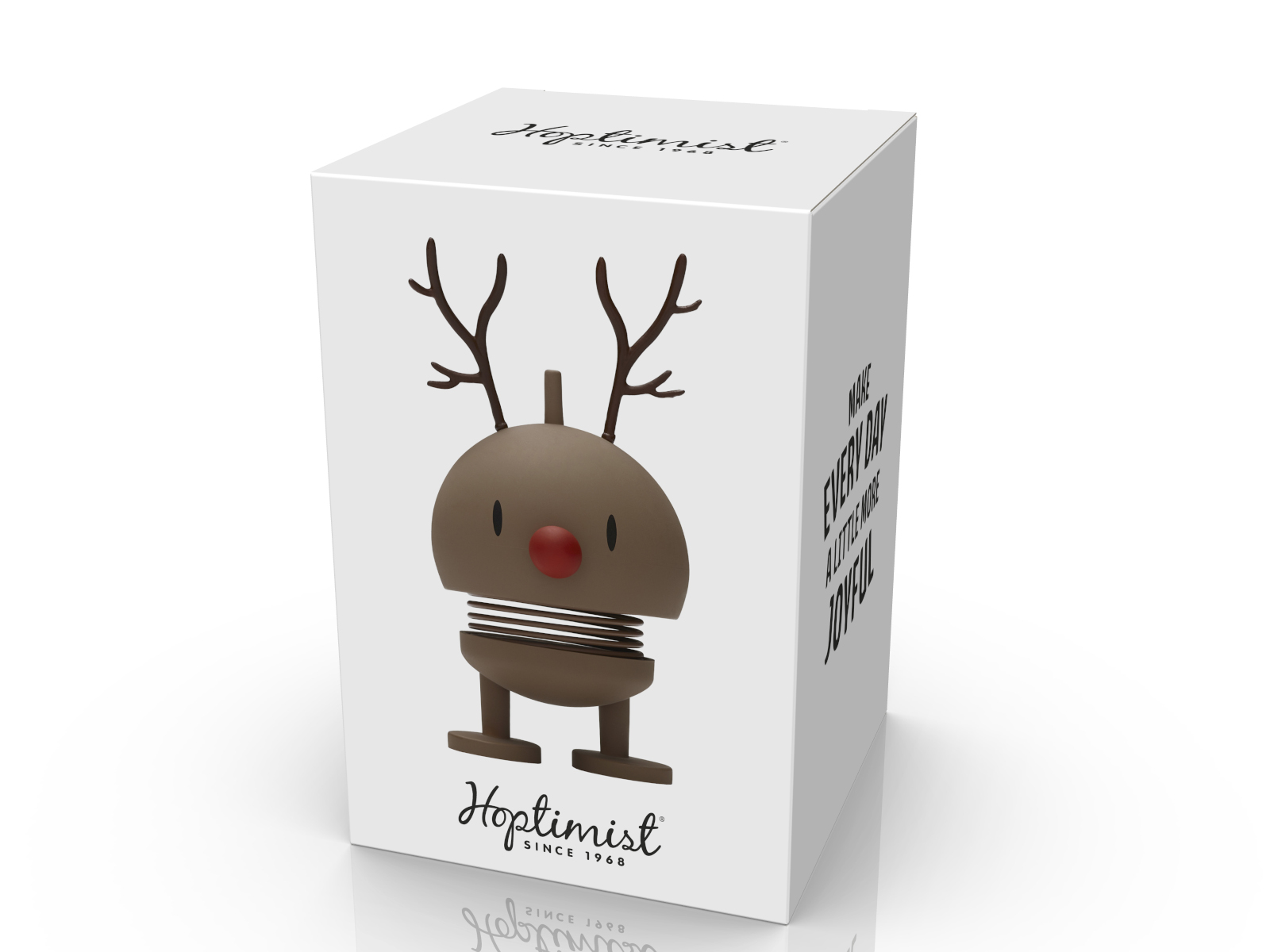 Hoptimist Soft Bumble S choko Reindeer 7,2cm Freisteller 2