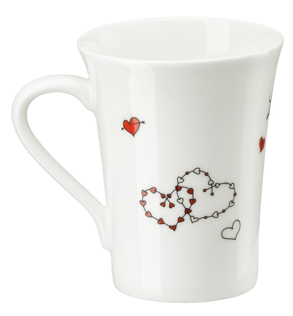 Hutschenreuther My Mug Worte-Love i.a.y.n. Becher mit Henkel 0,4 l