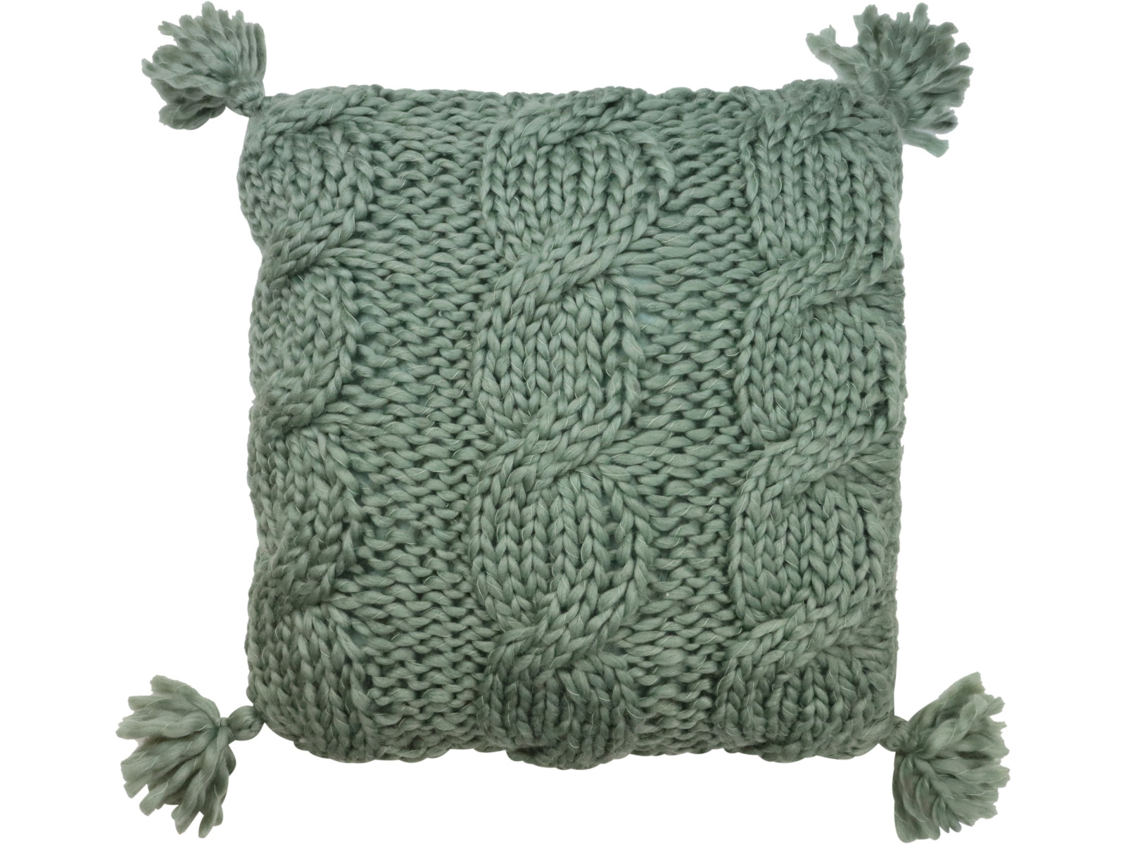 Hoff-Interieur Gstaad mintgrün Strickkissenhülle 45x45cm (1 Stück)