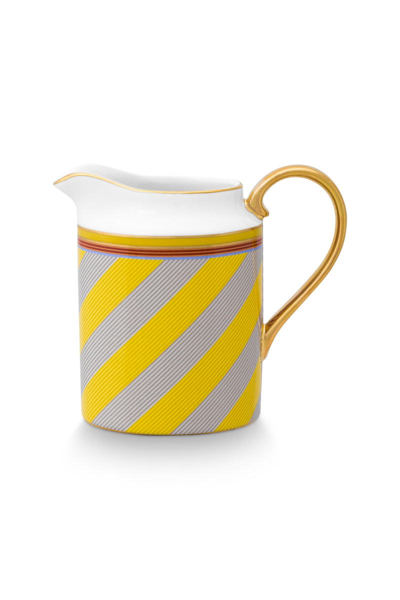 PIP STUDIO Chique Krug Stripes gelb 260ml