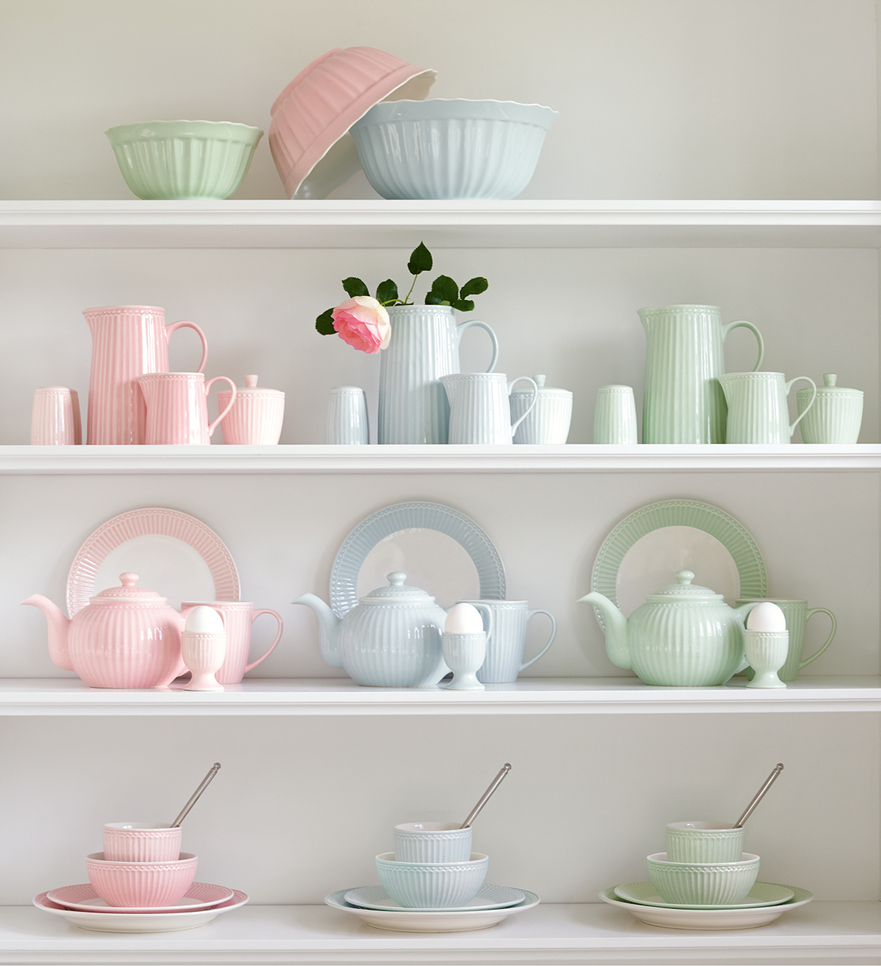 Greengate Alice Krug pale pink 1 l