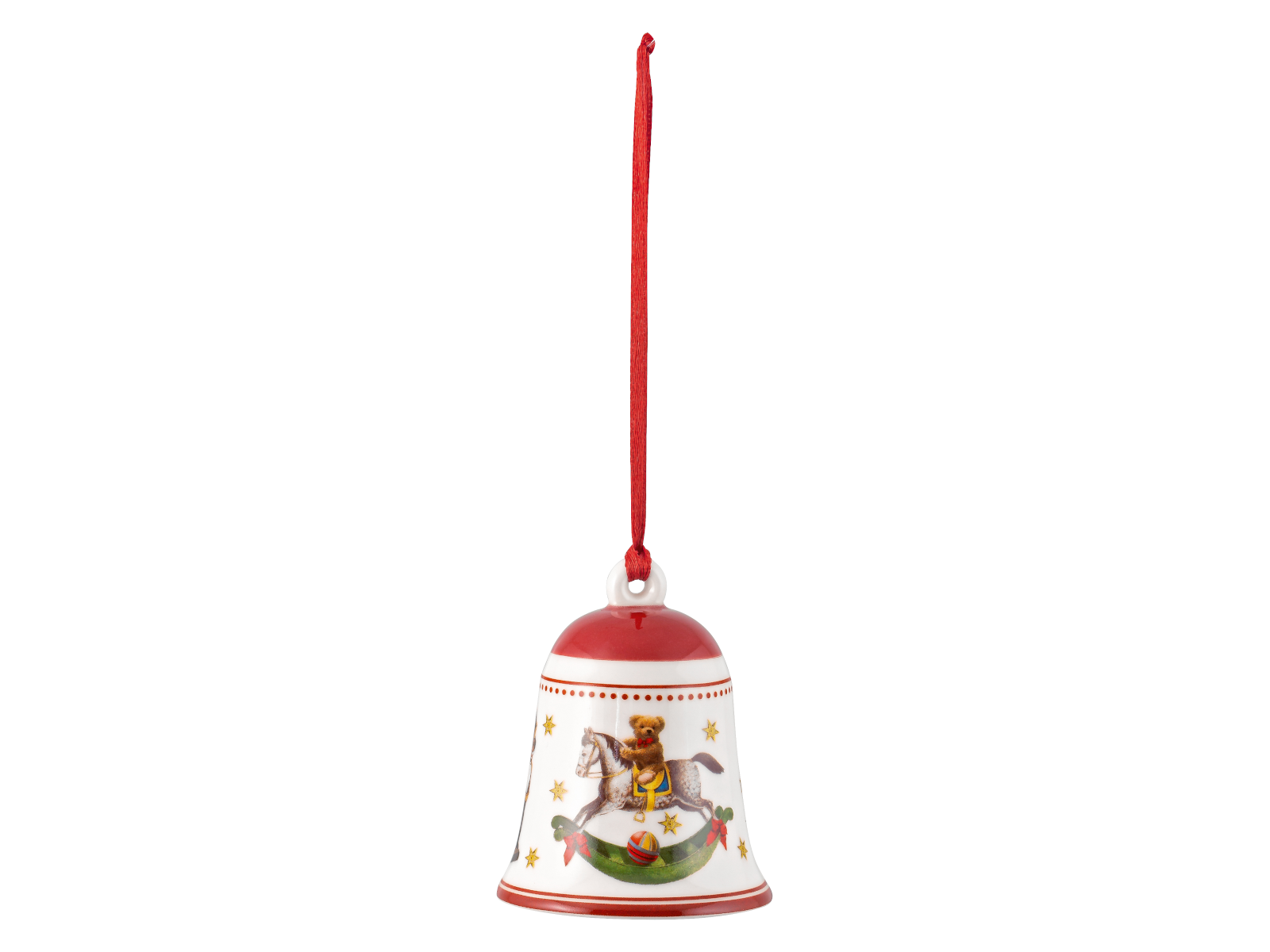 Villeroy &amp; Boch My Christmas Tree Glocke Spielzeug rot Freisteller 2