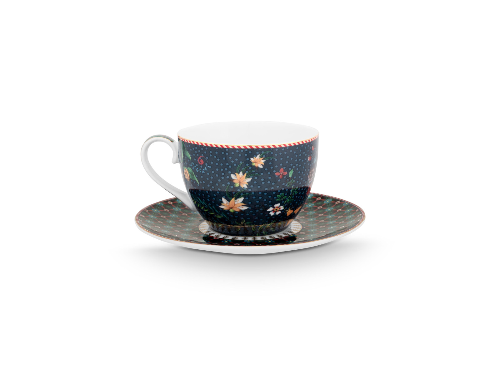 PIP STUDIO Berry Blues Kaffeetasse m.U. blau 280ml Freisteller 2