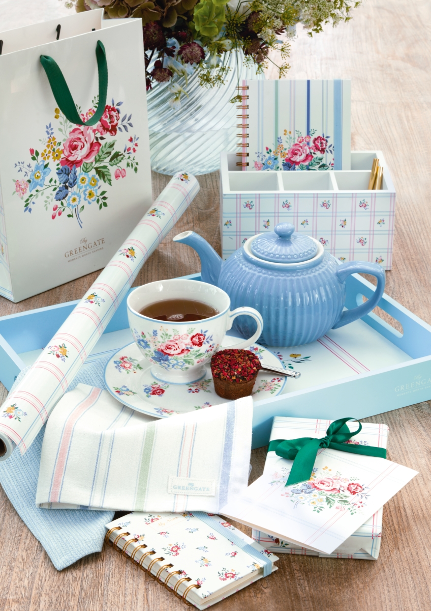 Greengate Alma Latte Cup pale blue 0,35 l