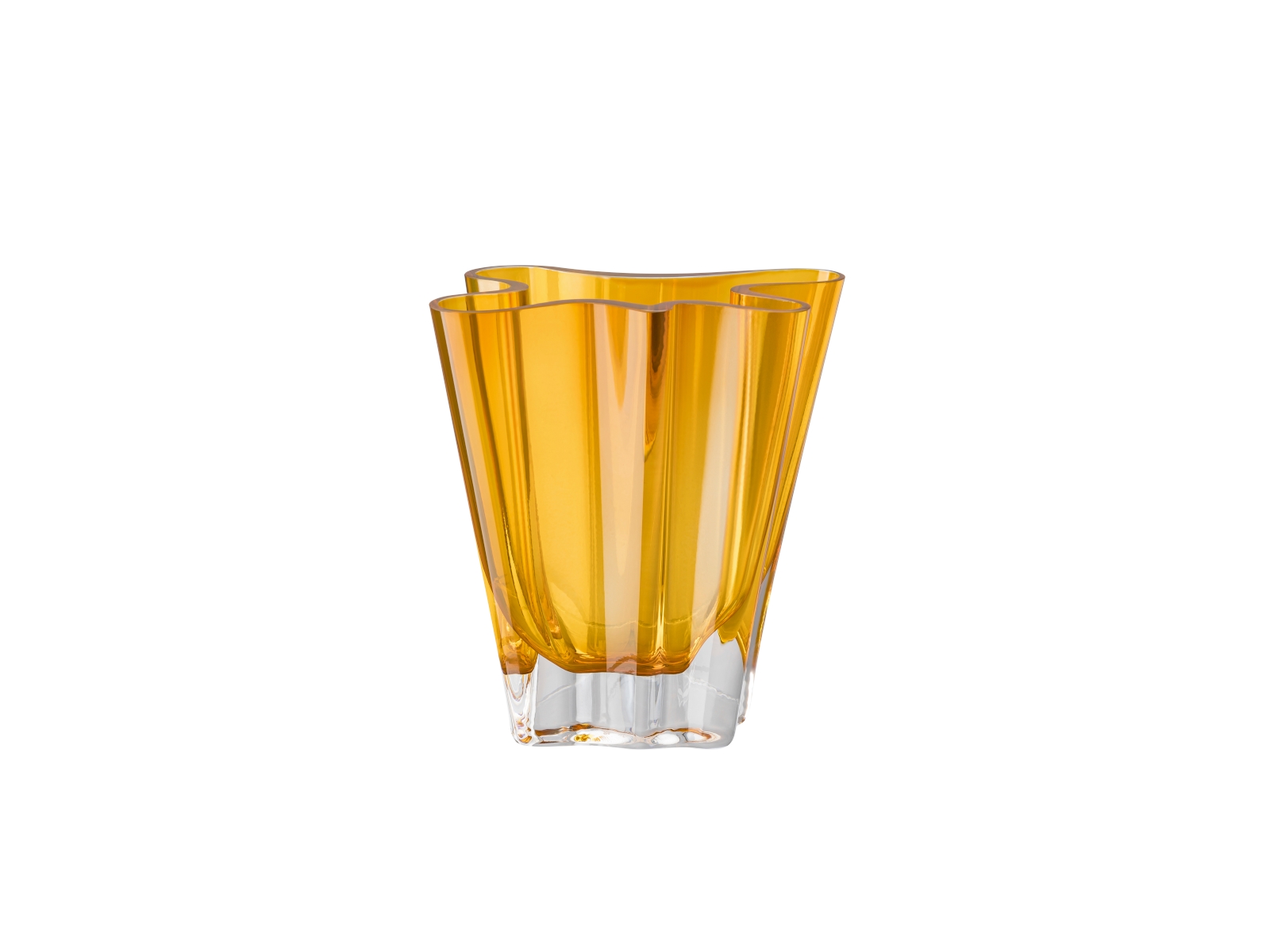 Rosenthal Flux Vase amber 14 cm