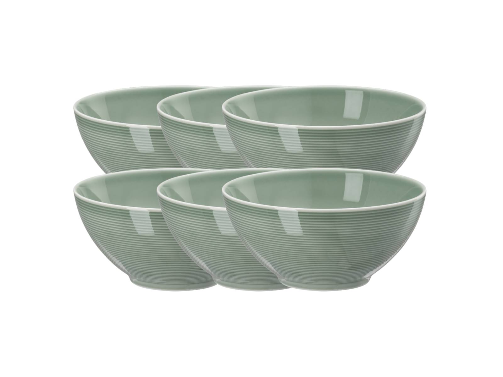 Thomas Loft Colour Moss Green Bowl rund 0,8 l Set6