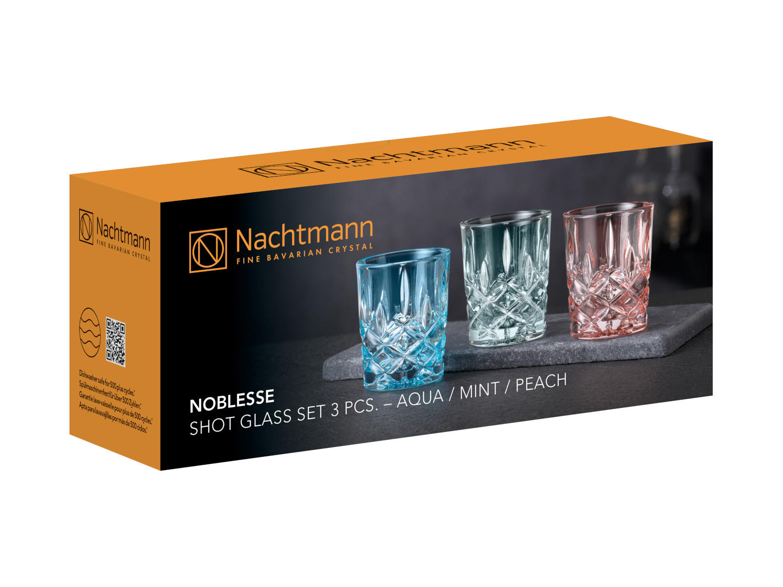 Nachtmann Noblesse Shot Glas/ Schnapsglas mehrfarbig Set 3tlg Freisteller 4