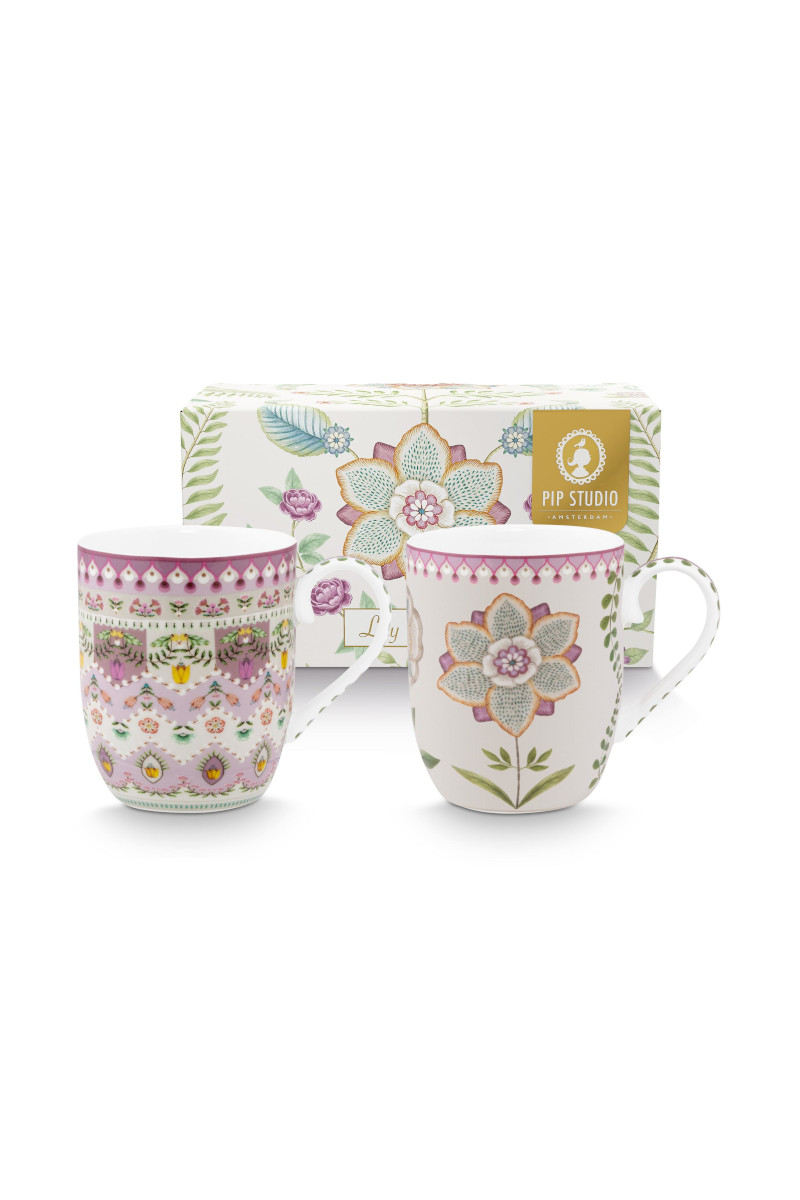 PIP STUDIO Lily&Lotus Tasse 145ml Set 2tlg