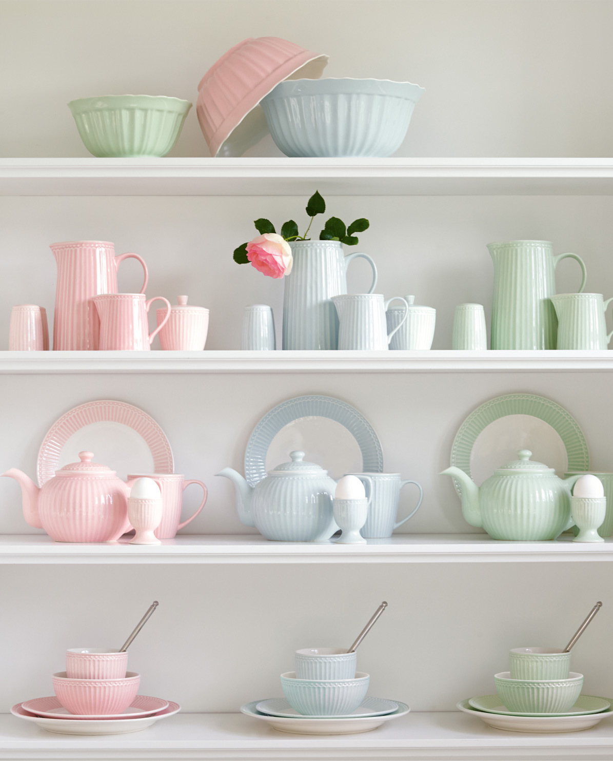 Greengate Alice Teekanne pale pink 1 l