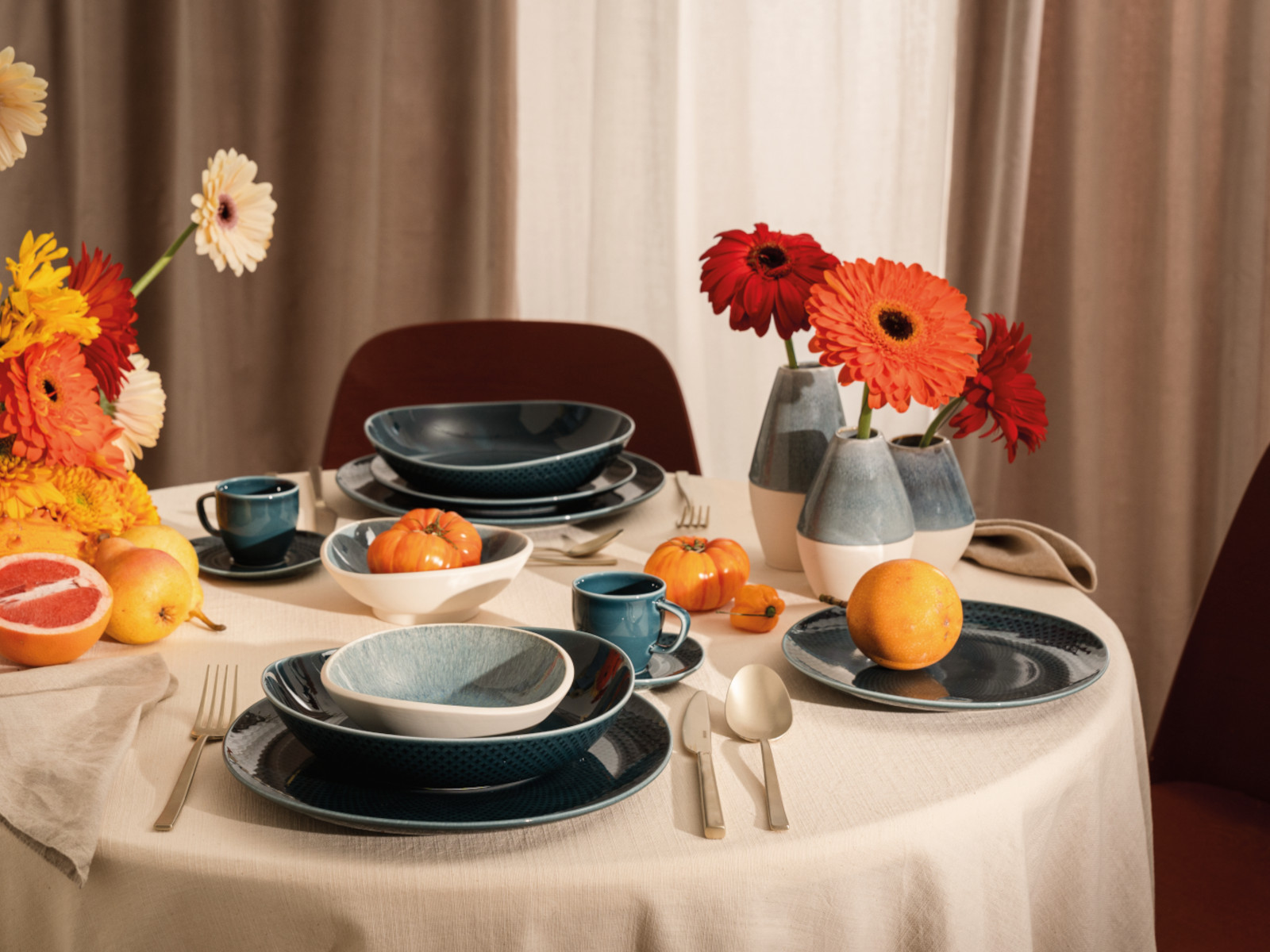 Rosenthal Junto Ocean Blue/Aquamarine Kombiset Becher 22tlg Lifestyle4