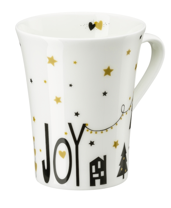 Hutschenreuther My Christmas Mug - Joy Becher mit Henkel 0,4 l