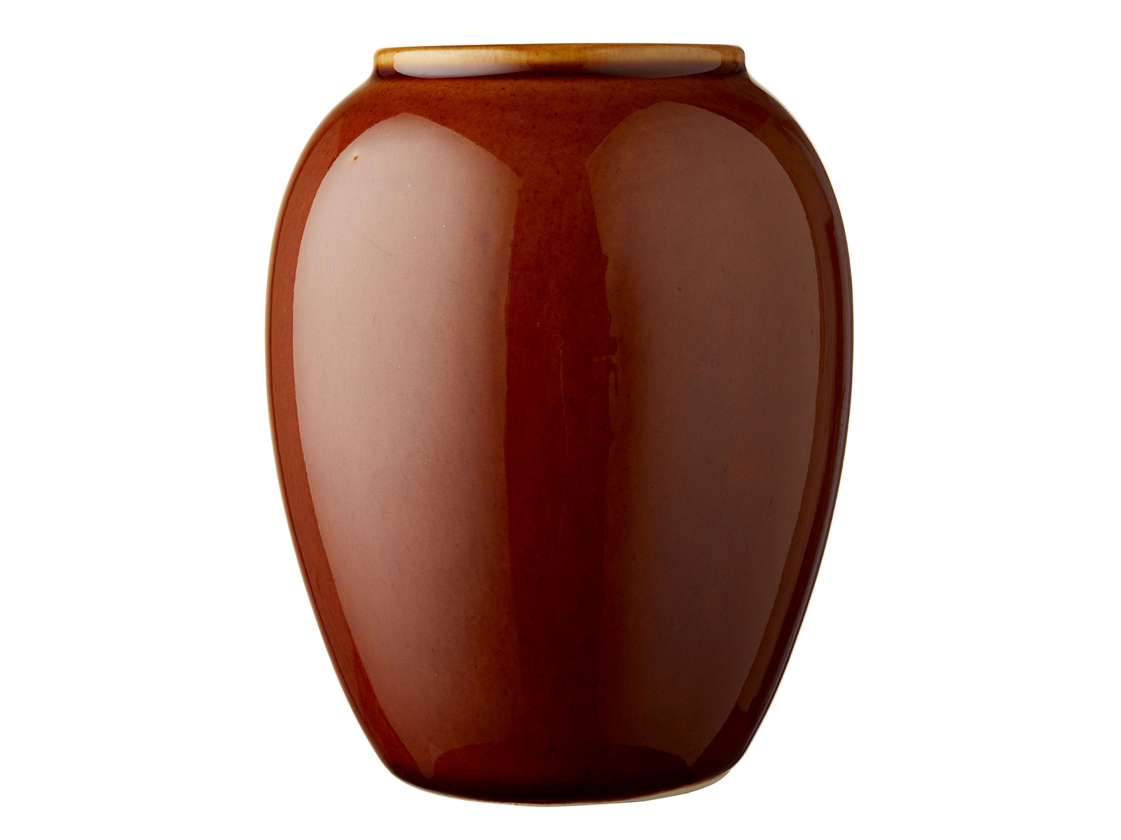 Bitz Vase amber 12,5 cm