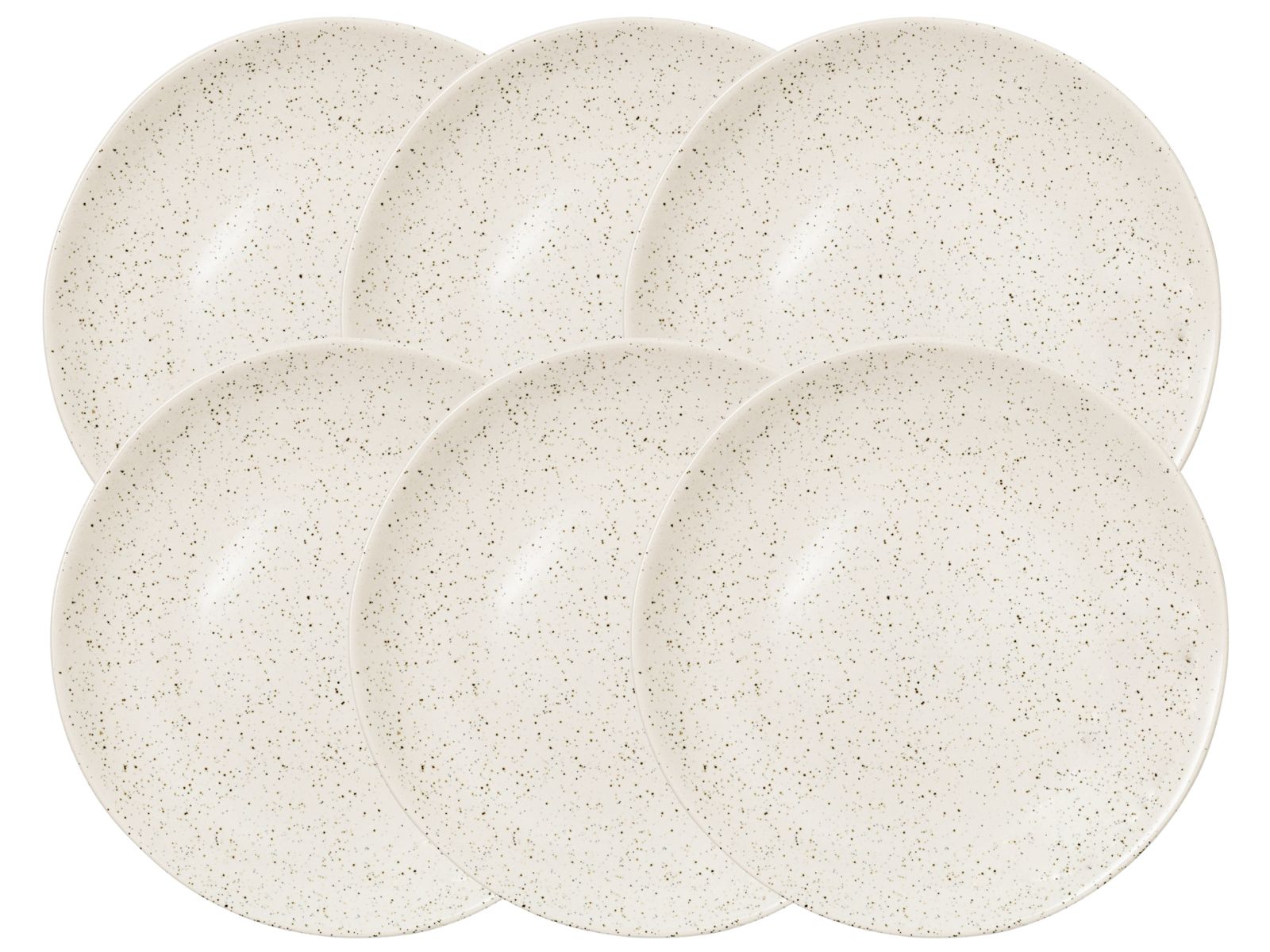 Broste Copenhagen NORDIC VANILLA Dessertteller 20cm Set6 Freisteller