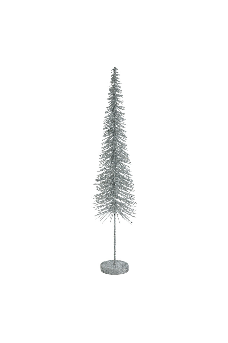 Giftcompany Seoul Deko-Weihnachtsbaum mit Glitzer silber 49cm