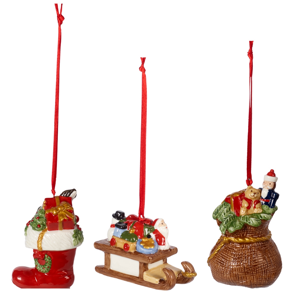 Villeroy & Boch Nostalgic Ornaments Ornamente Geschenke 3tlg.