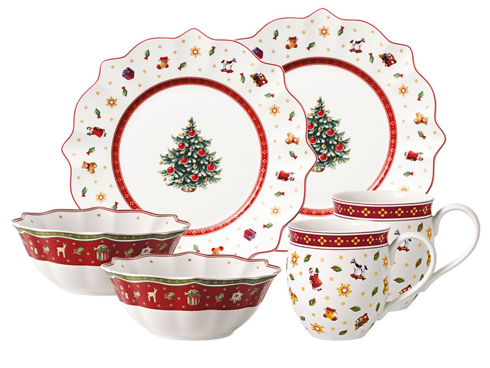 Villeroy & Boch Toy's Delight Breakfast for 2 weiss, Set 6tlg.