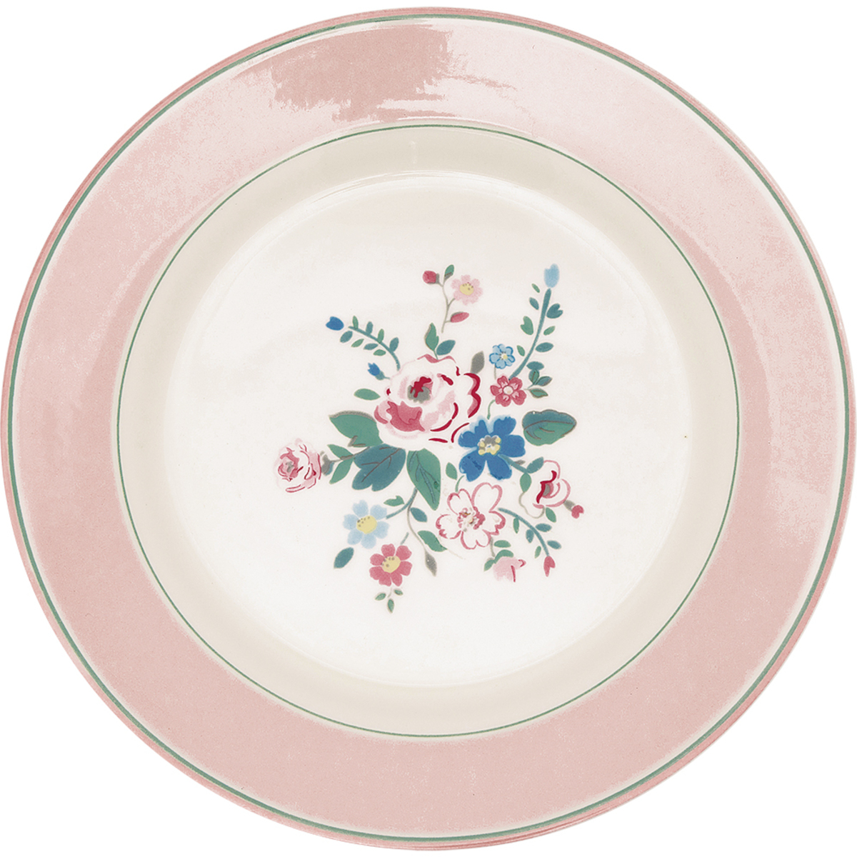 Greengate STWPLAINM1906 Inge-Marie Frühstücksteller pale pink 20,2cm