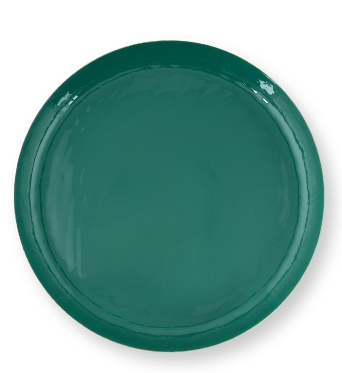 PIP STUDIO Tablett emailliert Dark Green 50 cm