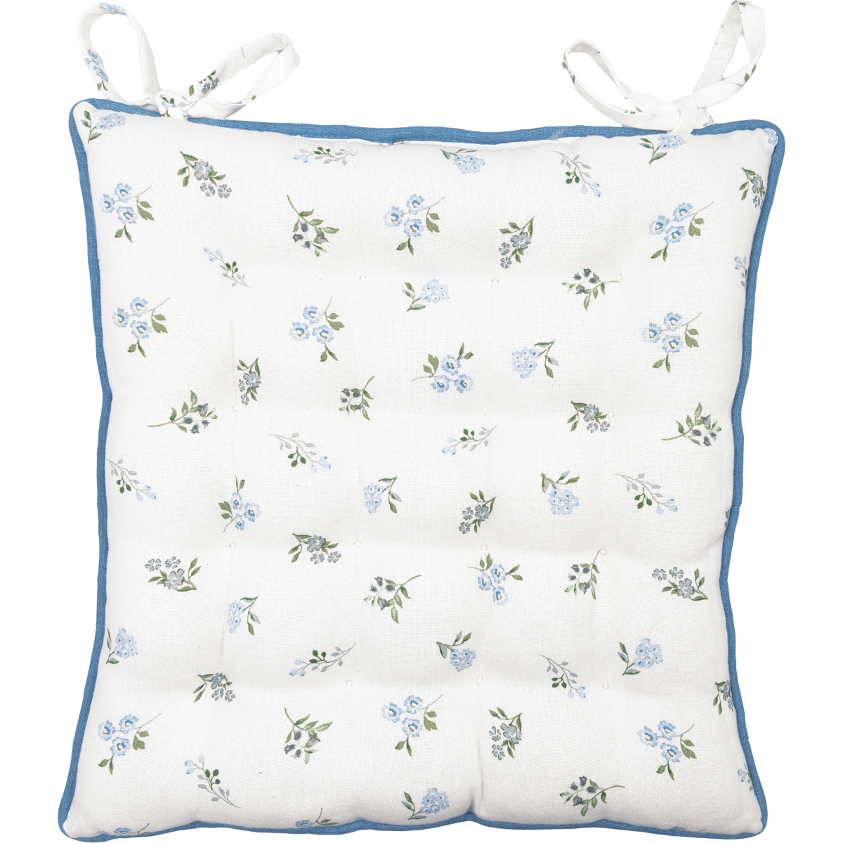 Greengate Britt Sitzkissen pale blue 40x40cm