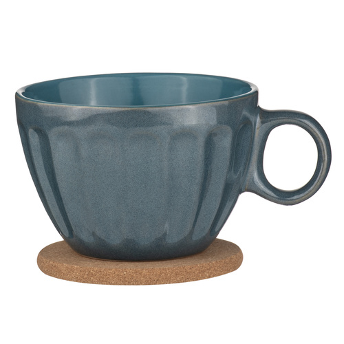 ladelle 60523 ELAN Becher- und Untersetzerset blau