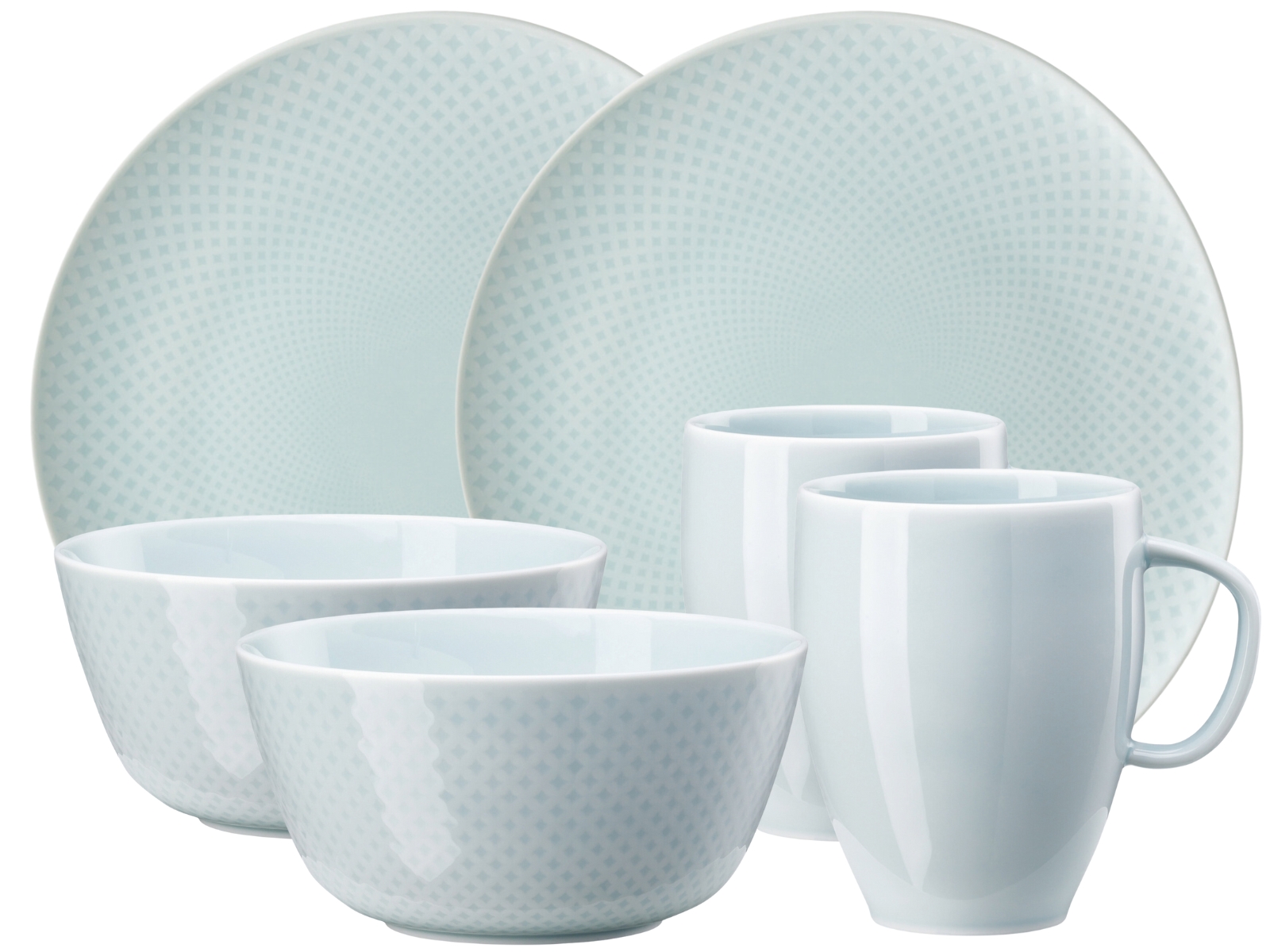 Rosenthal Junto Opal Green Frühstücksset 6tlg