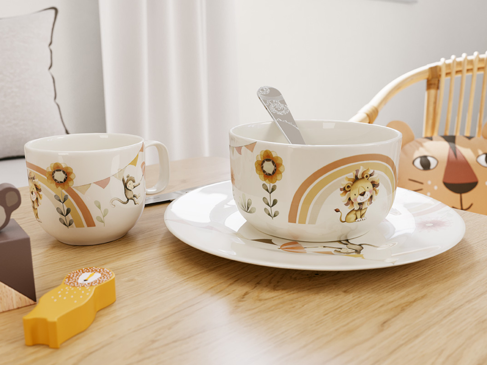 Villeroy & Boch Roar like a Lion Kinderbecher mit Henkel klein 0,17l