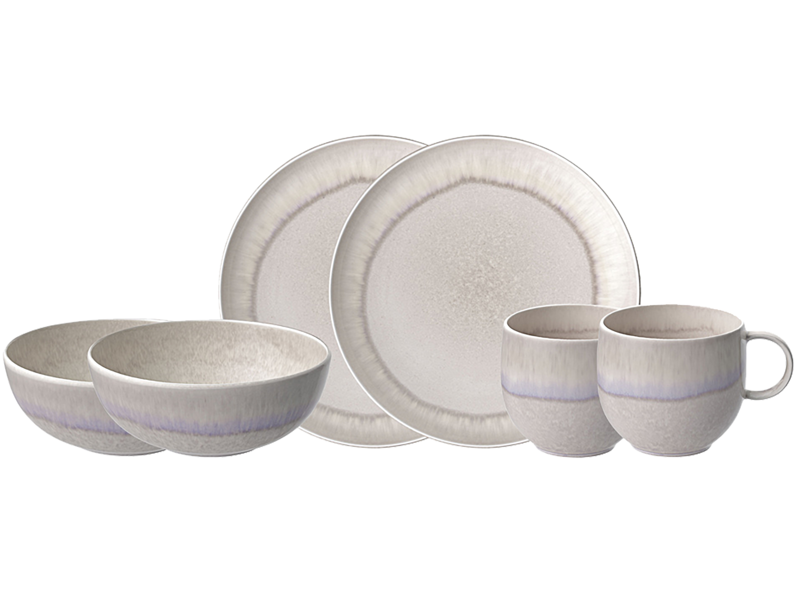 like Villeroy &amp; Boch Perlemor Sand Frühstückset 6tlg Freisteller