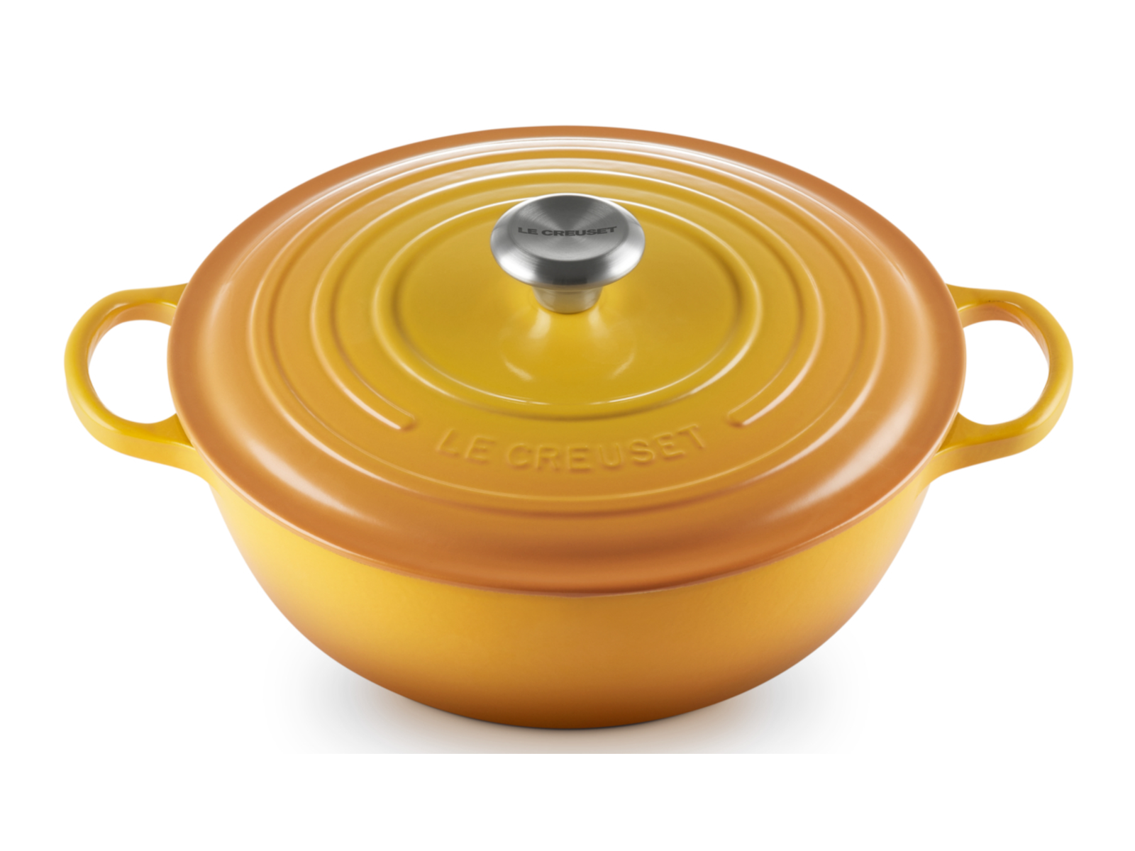 Le Creuset Bräter La Marmite Signature rund nectar 28cm Freisteller 2