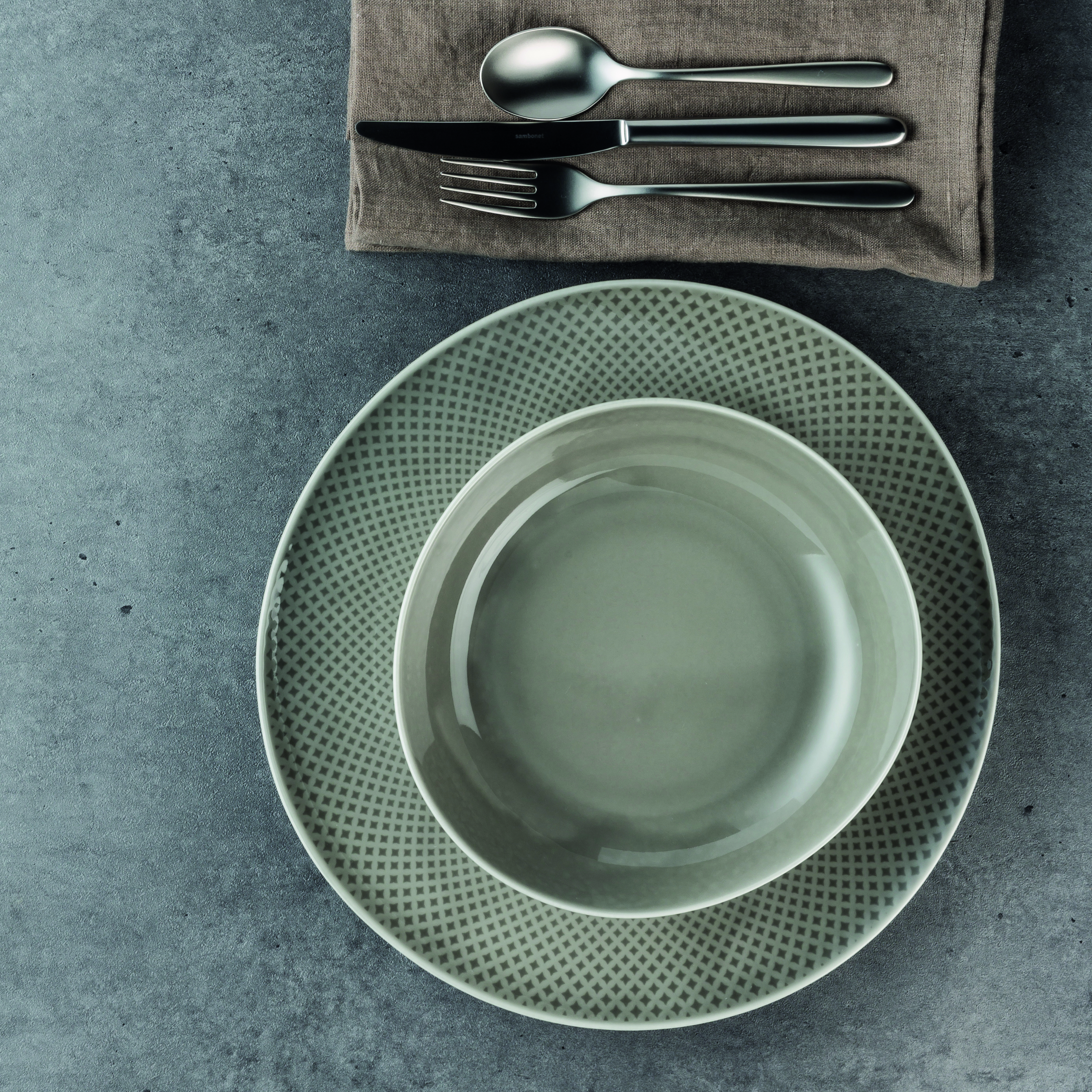 Rosenthal Junto Pearl Grey Tafelset 4tlg