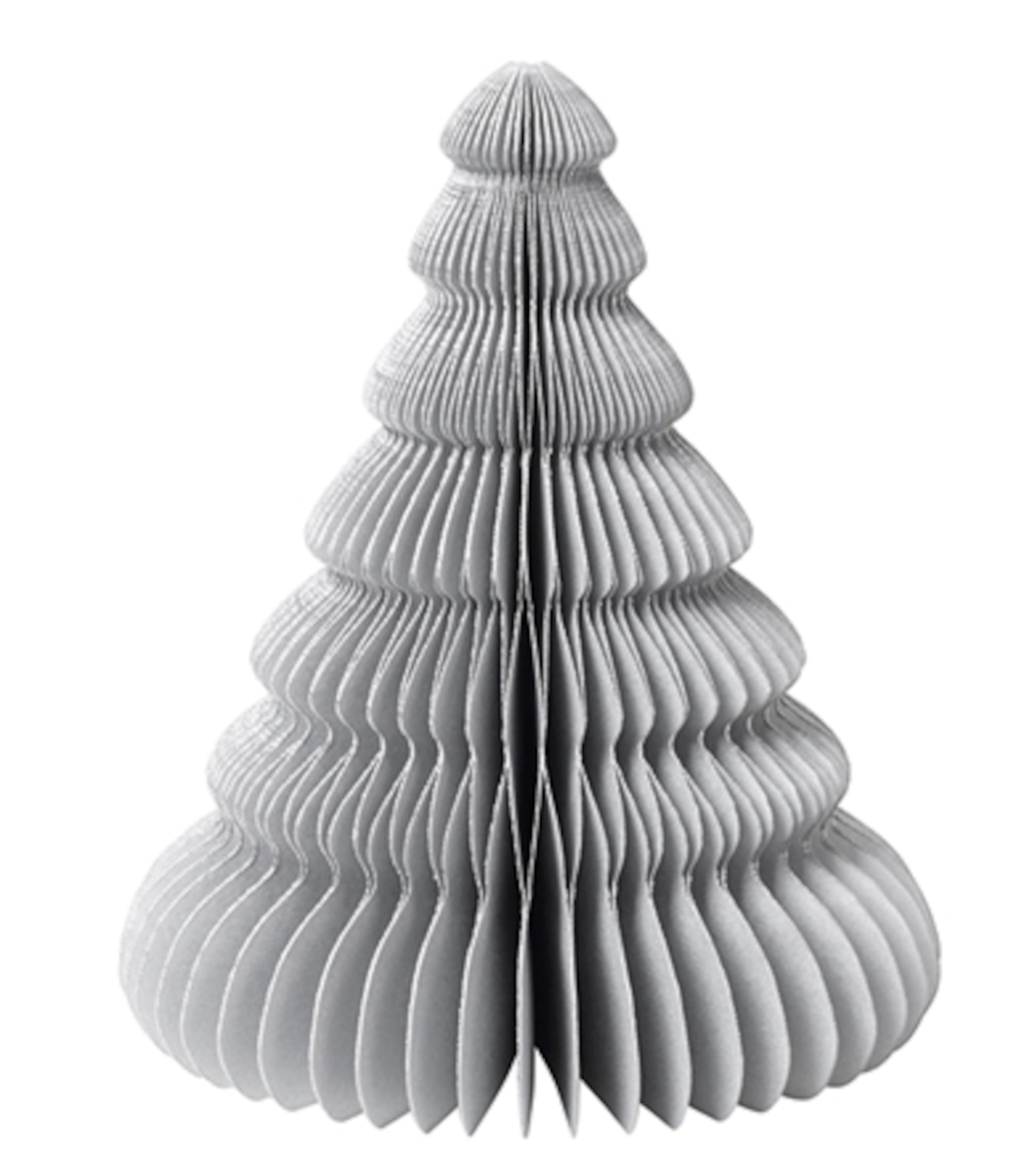 Broste Copenhagen BAUM Papier mit Silberglitzer silver Freisteller