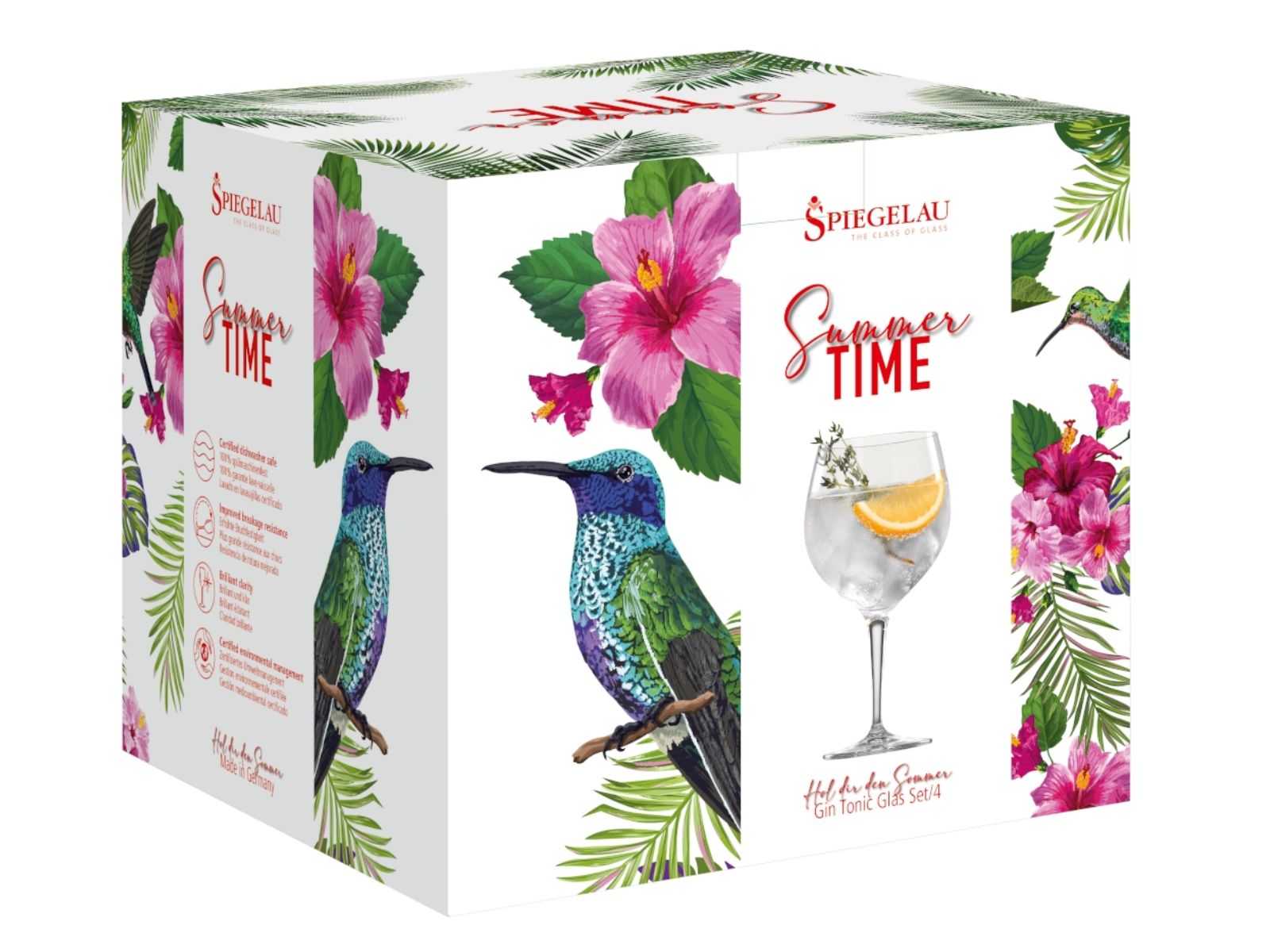 Spiegelau Summertime Gin & Tonic Glass Set4