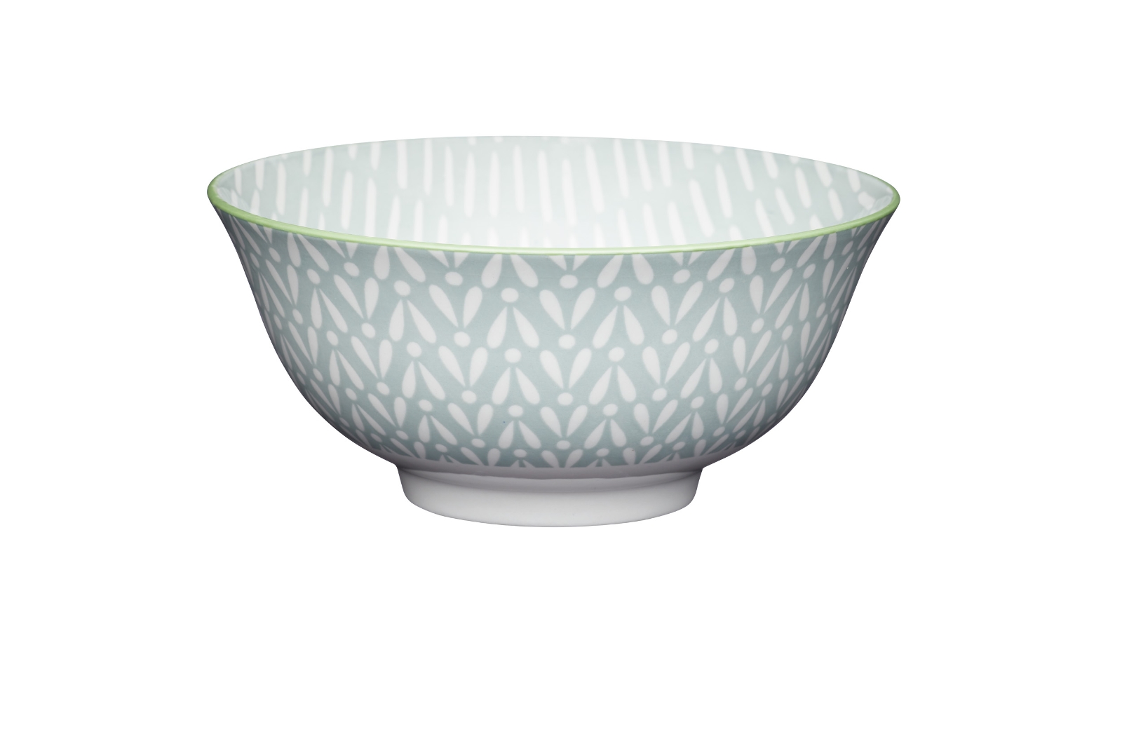 KitchenCraft Bowl Light Grey Pattern 15,7 cm
