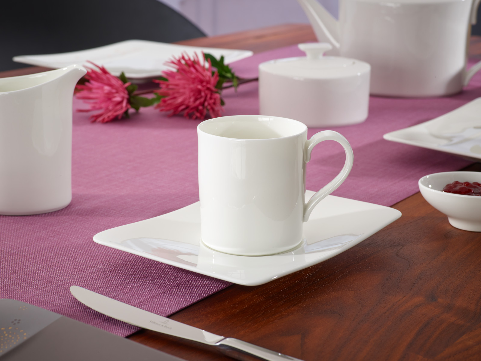 Villeroy &amp; Boch Modern Grace Mokka-/Espressotasse mit Untertasse Lifestyle 1