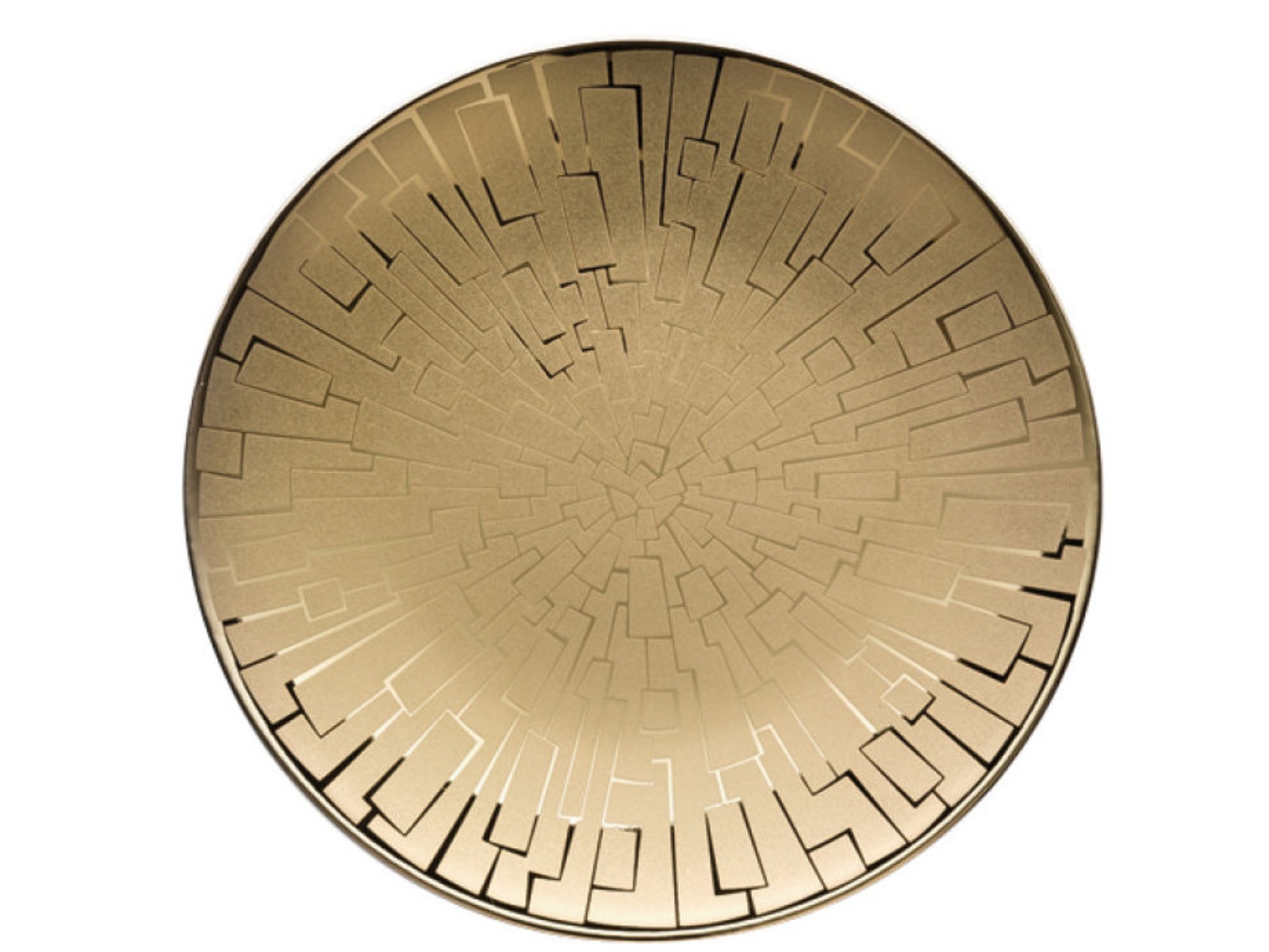 Rosenthal TAC Gropius Skin Gold Brotteller 16 cm
