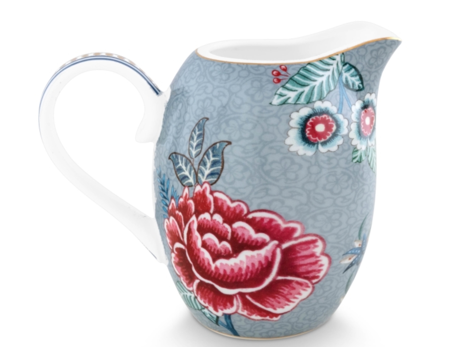 PIP STUDIO Flower Festival Krug Light Blue 0,25 l