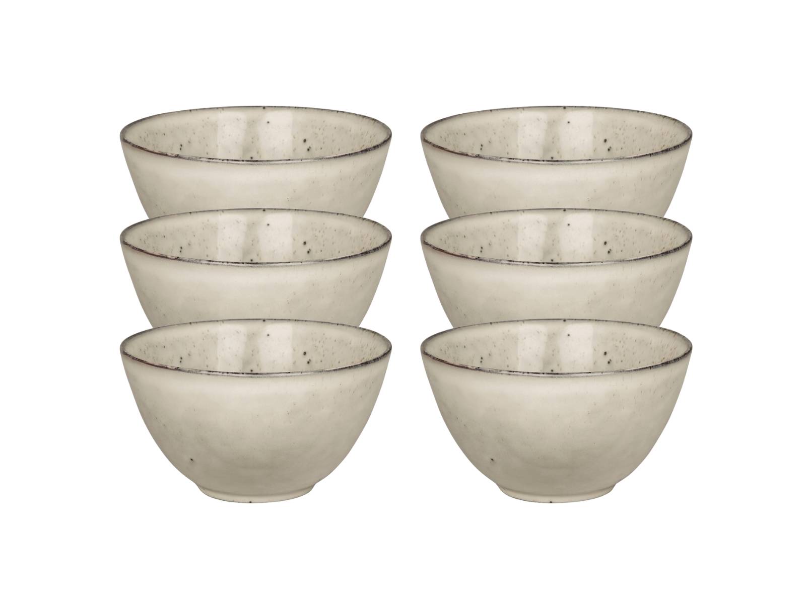 Broste Copenhagen NORDIC SAND Schale 15 cm Set6