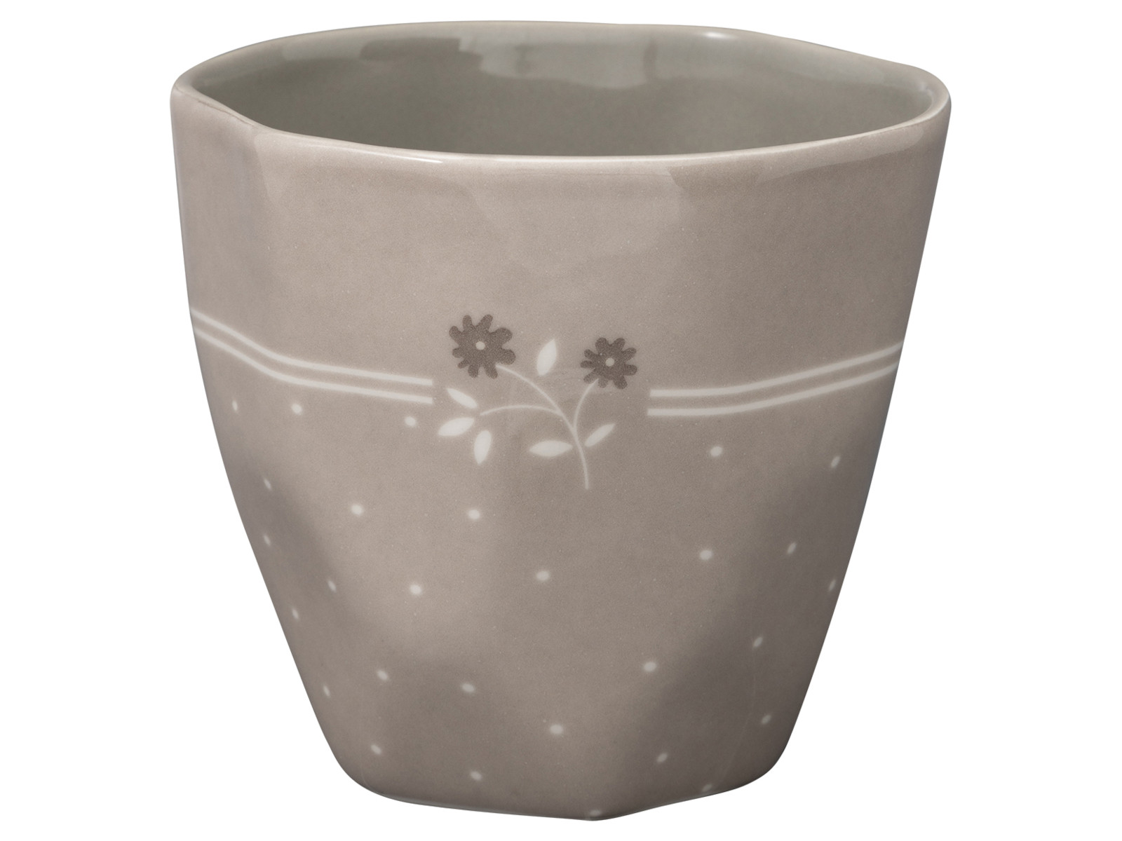 Greengate Elements Eileen Latte Cup grey 0,35l Freisteller 1