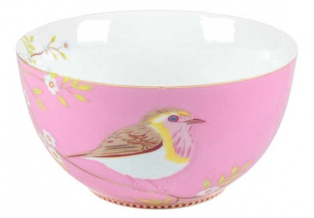 PIP STUDIO Floral Early Bird Pink Bowl 15 cm