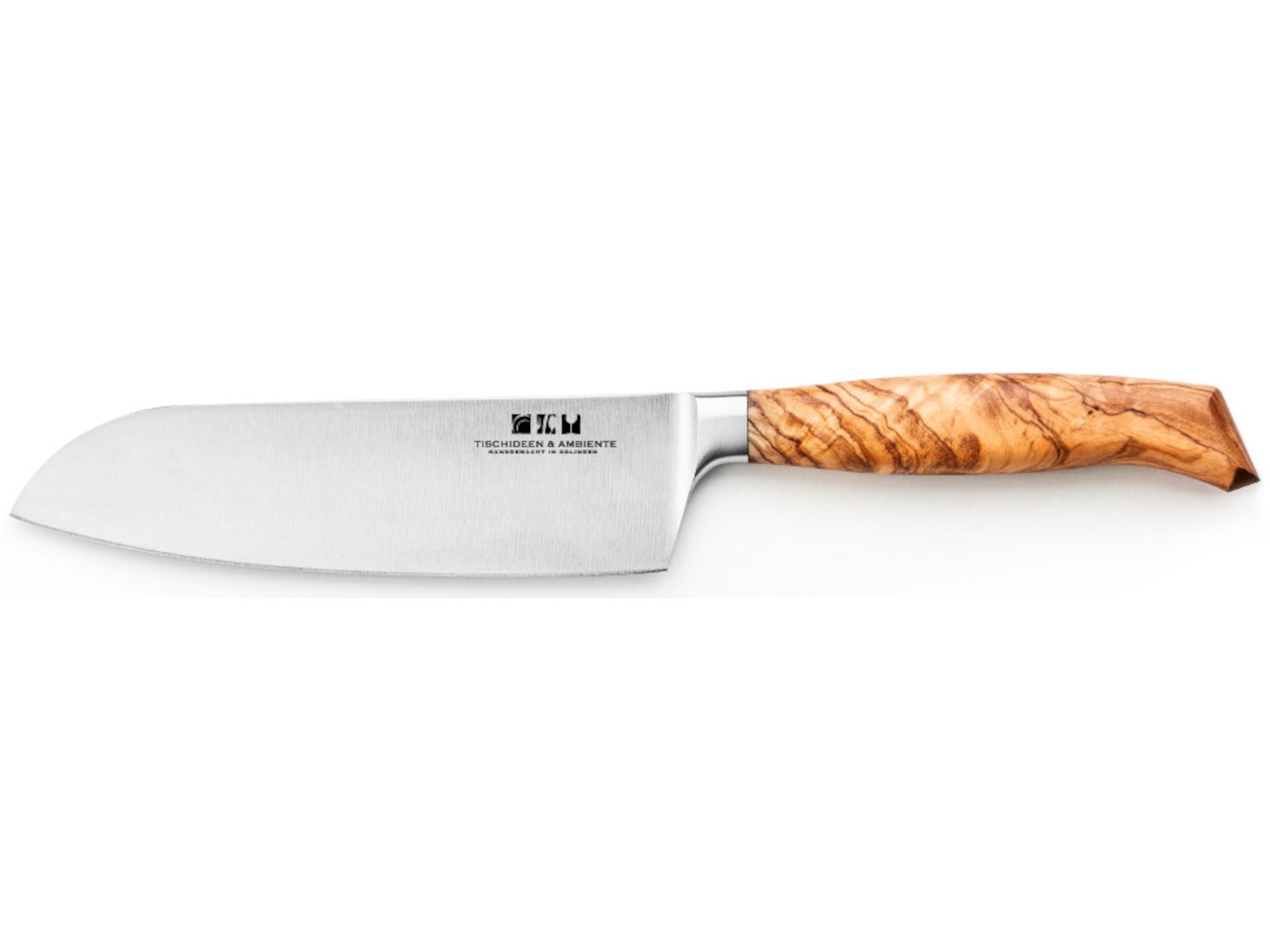 Tischideen &amp; Ambiente Ergo Line Olive Santoku 16 cm Freisteller