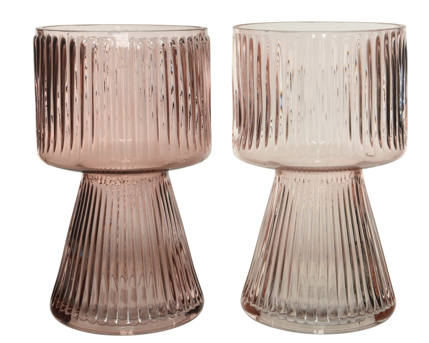 Decoris Vase Glas sortiert 15 x 30 cm