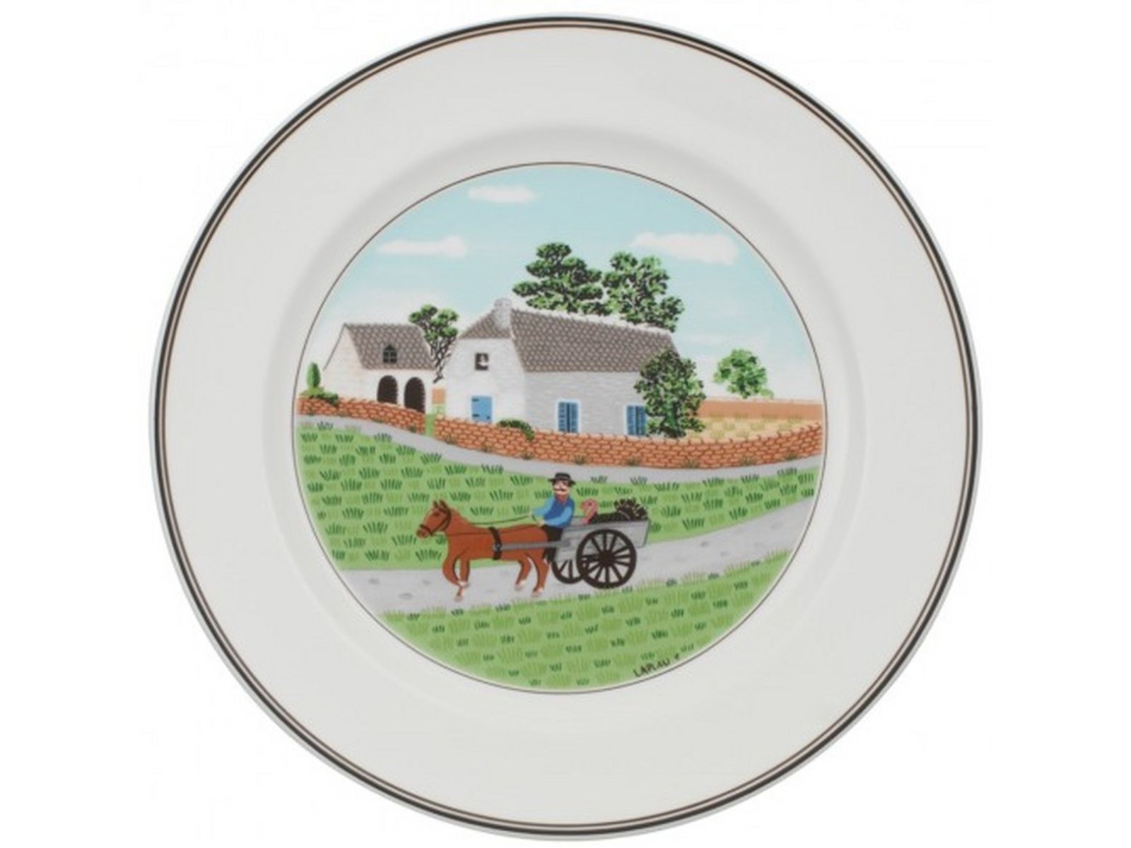 Villeroy & Boch Design Naif Speiseteller Bauer 27 cm