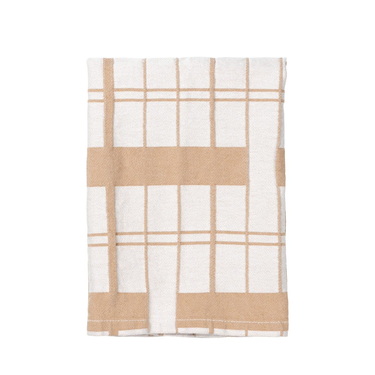 Broste Copenhagen Earl Serviette Rainy Day / Indian Tan 45 x 45 cm