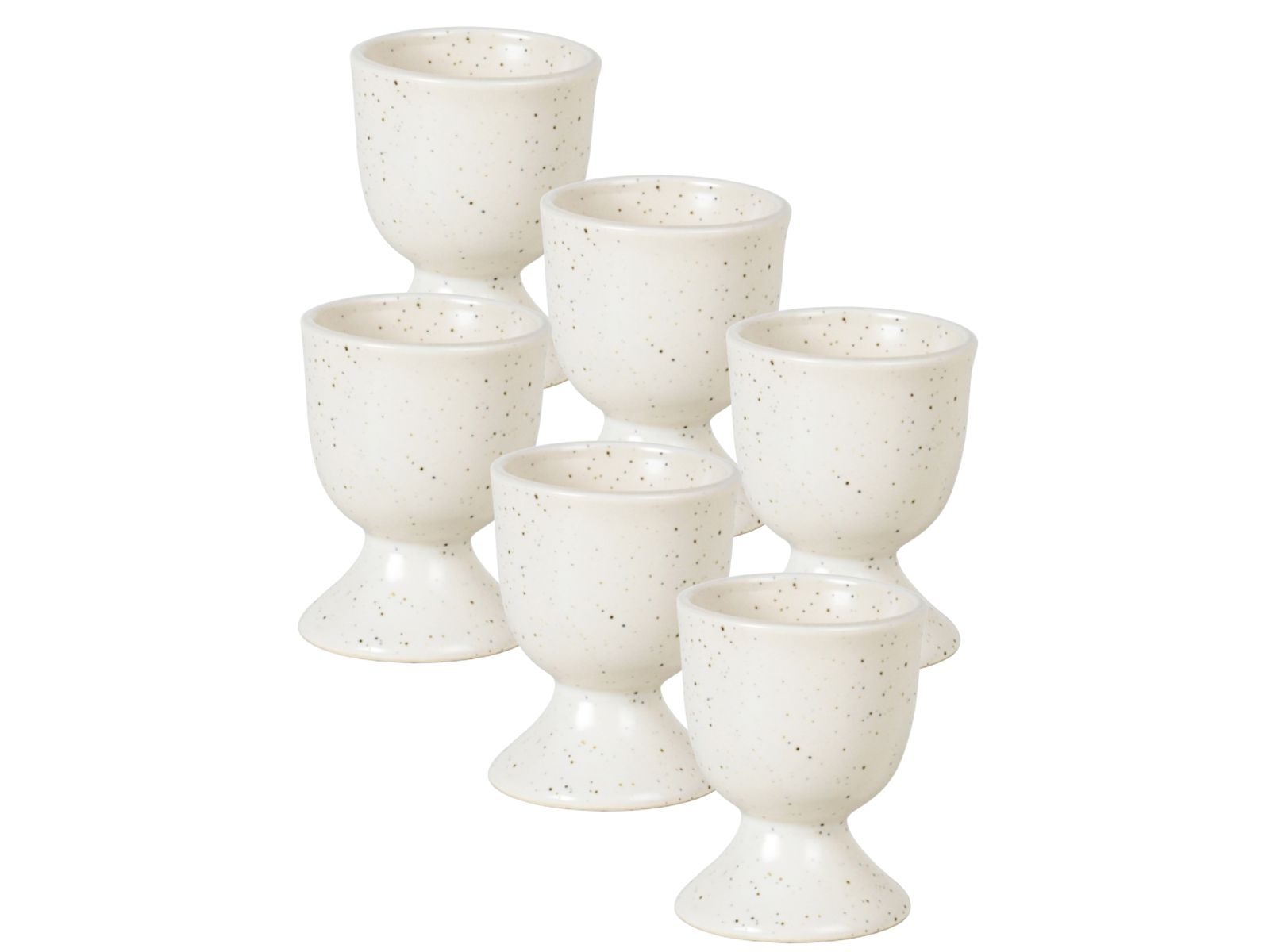 Broste Copenhagen NORDIC VANILLA Eierbecher 6,5cm Set6