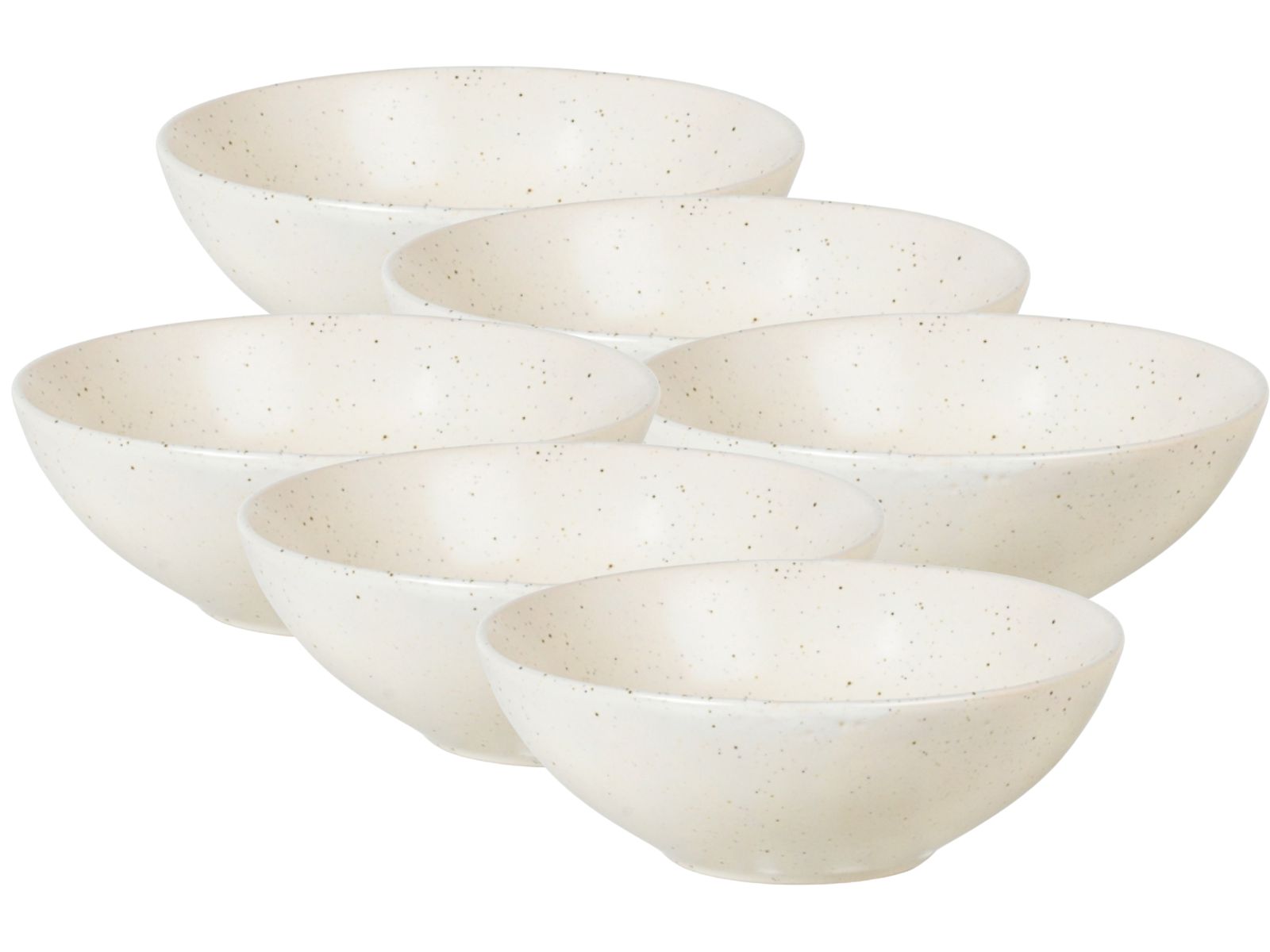 Broste Copenhagen NORDIC VANILLA Schale 17cm Set6