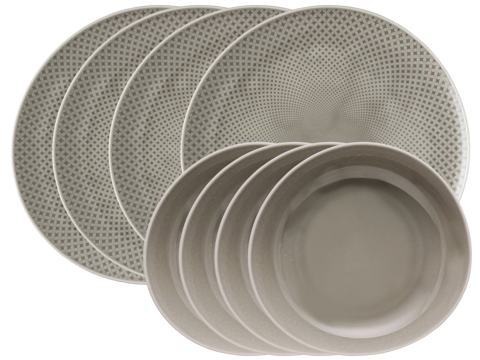 Rosenthal Junto Pearl Grey Tafelset 8tlg