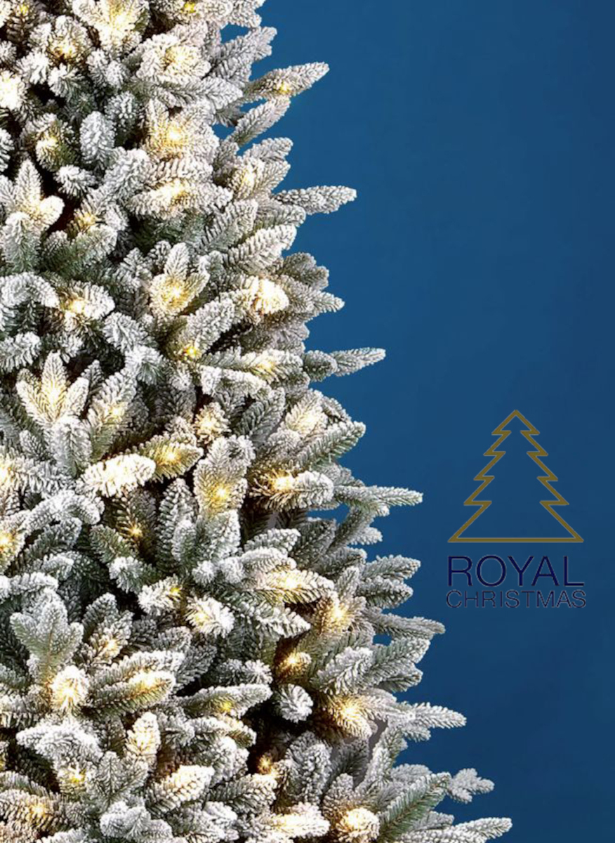 Royal Christmas Canberra Kunstbaum mit Schnee Smart LED 180cm Freisteller2