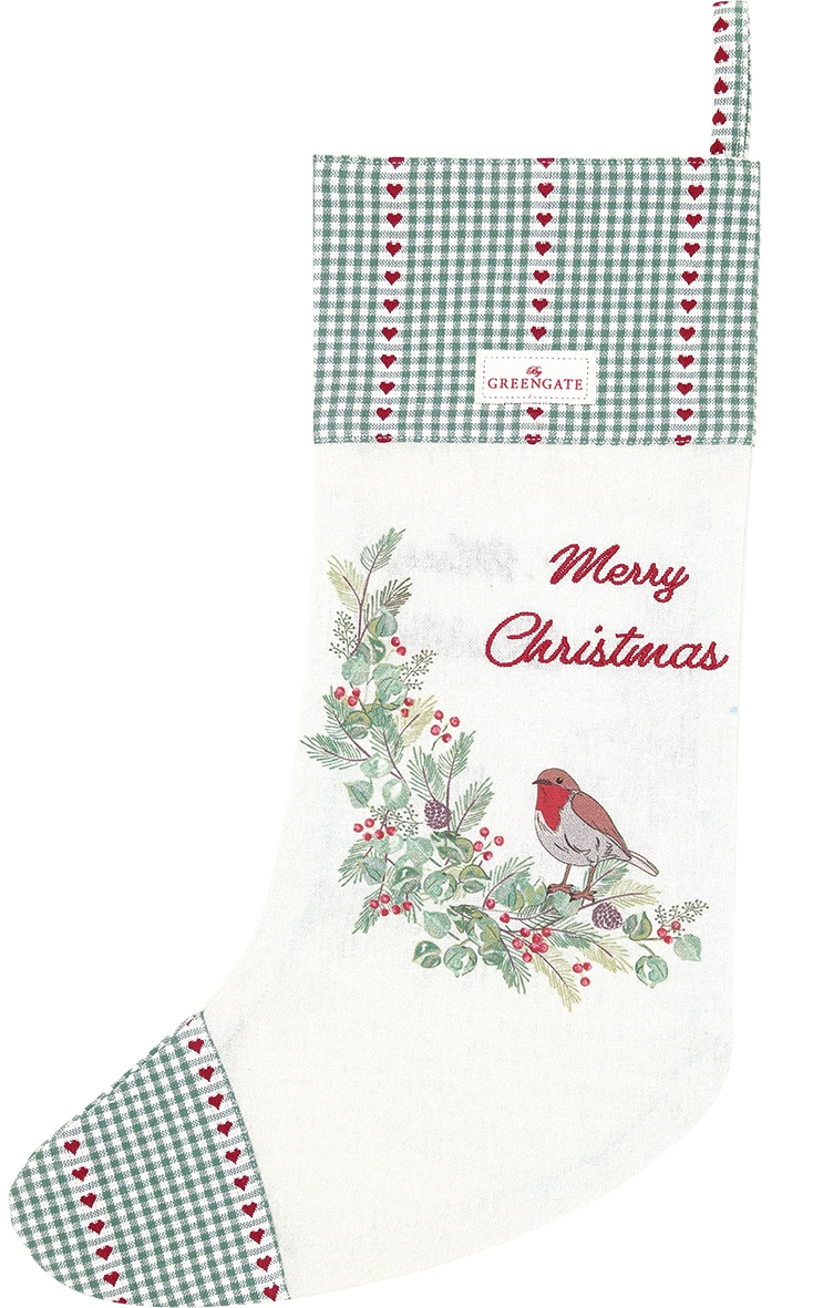 Greengate Leonora Weihnachtsstrumpf merry christmas 60 cm