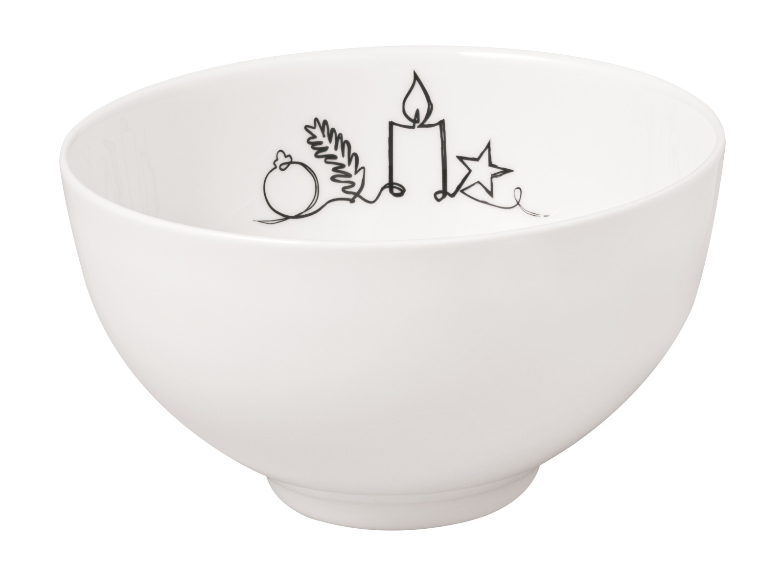 Villeroy &amp; Boch Statement Lines Bol XMAS 14cm Freisteller 