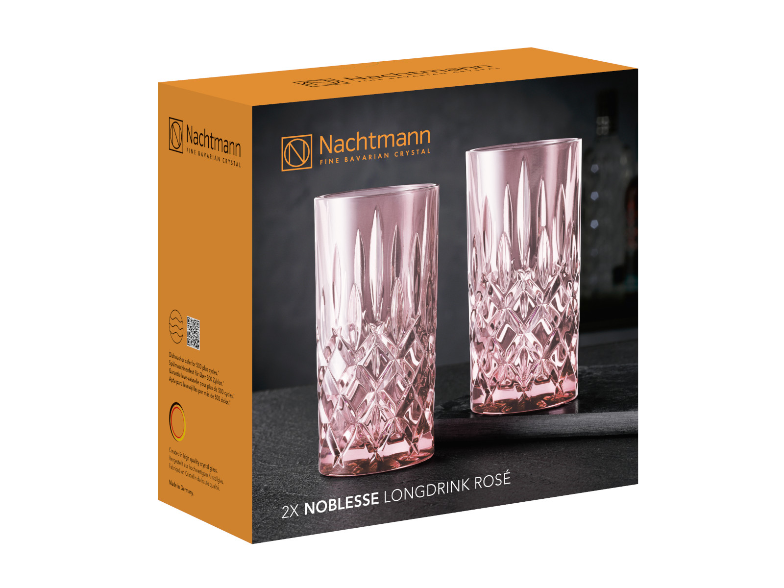 Nachtmann Noblesse Longdrink Rosé Set 2tlg Freisteller 1